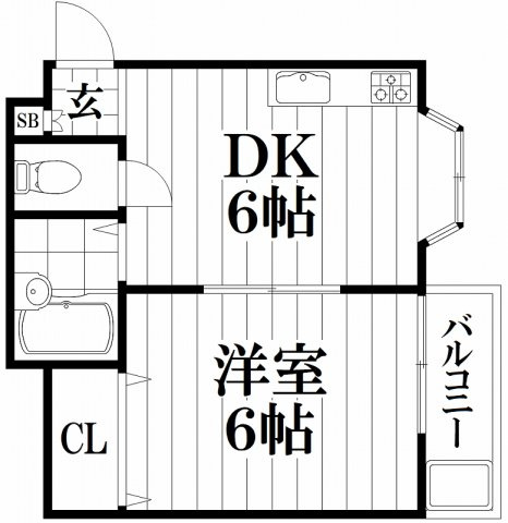 【間取り】 | フレッシュハイツ諸福
