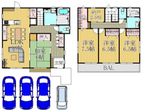 吹田市千里山東二丁目戸建借家の画像