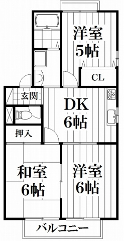 【間取り】 | ハイツセジュール