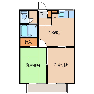 【間取り】 | エステートピアマルイⅠ