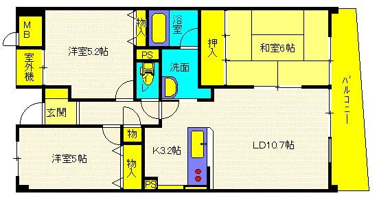 リバティーヒルズの間取り