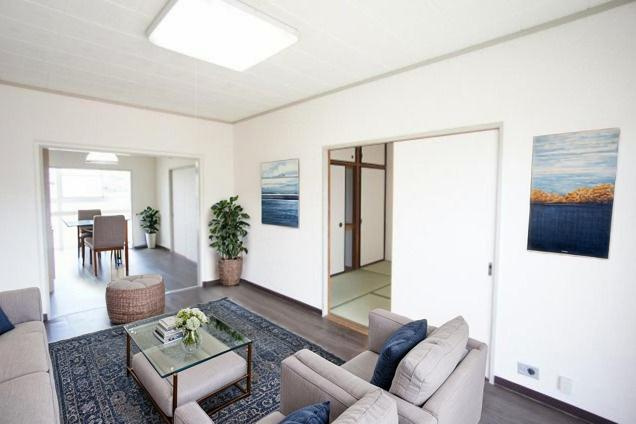 取手マンションの居間・リビング|CGで家具等を配置したものです。実際に家具等は含まれません。