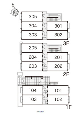 【区画図】 | ユリパレス中野坂上