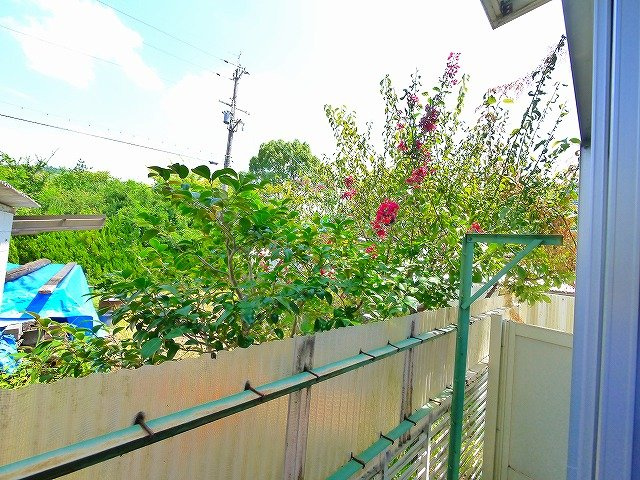 匠ハイツのバルコニー