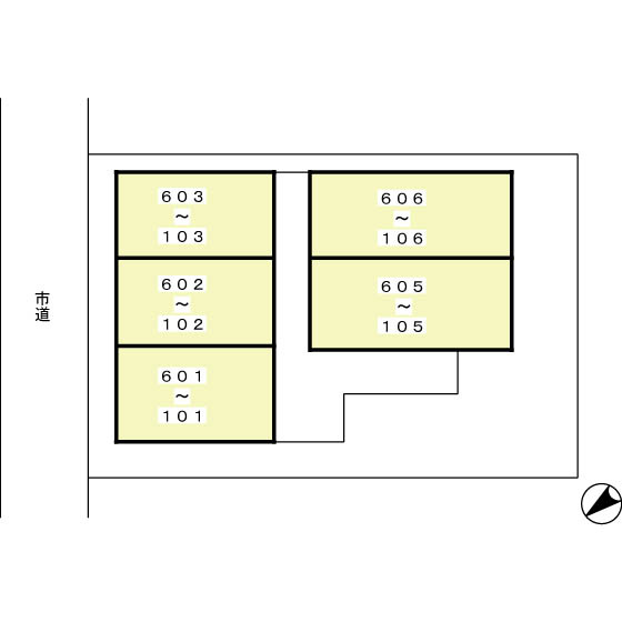 ラティニアの区画図