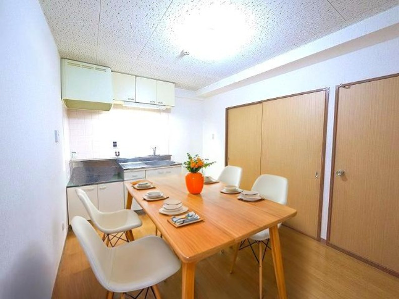 グレースコーポ東生駒の居間・リビング|CGで家具等を配置したもので家具等は含まれません