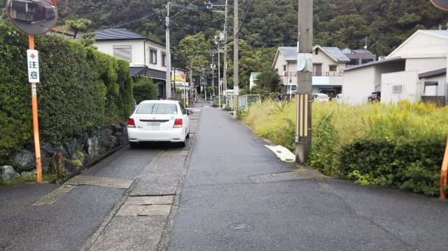 和歌山市毛見・土地・55687の前面道路含む現地写真