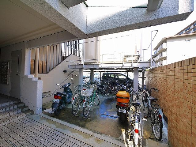 メゾンケイティーエスのその他共用部分|駐輪場です