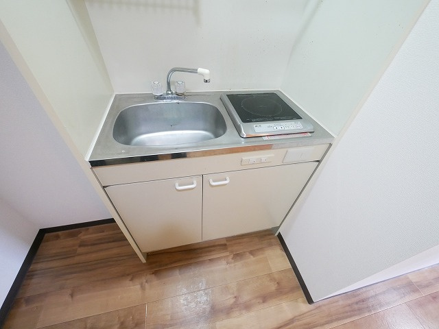 メゾンケイティーエスのキッチン|きれいなキッチンです