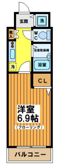 【間取り】 | トーシンフェニックス笹塚駅前弐番館