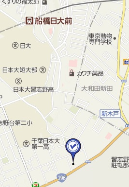 【地図】 | ダイアパレス船橋習志野台