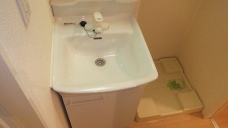 ホワイトヴェールの洗面所|独立洗面台あり