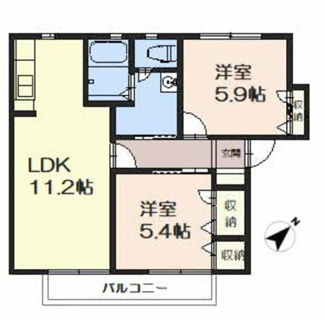 【間取り】 | ディアス　二色ノ浜