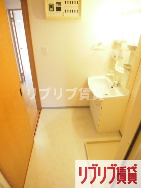 NTマンションの洗面所