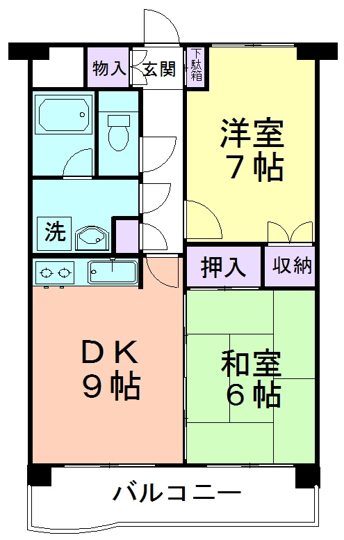 グラントルム弐番館の間取り