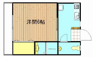 【間取り】 | ハイツあさぎりⅡ