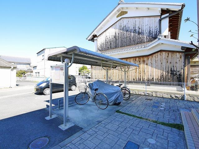 サニーレジデンスＡのその他共用部分|自転車置き場です