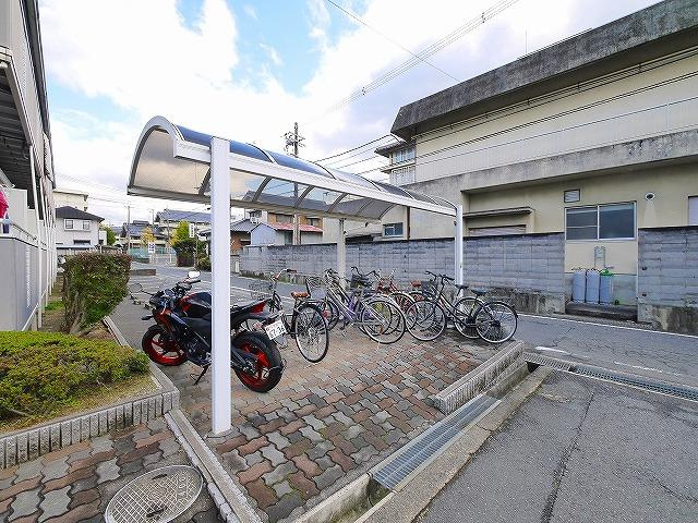 メゾン・ド・スリシエI　B棟のその他共用部分|自転車置き場