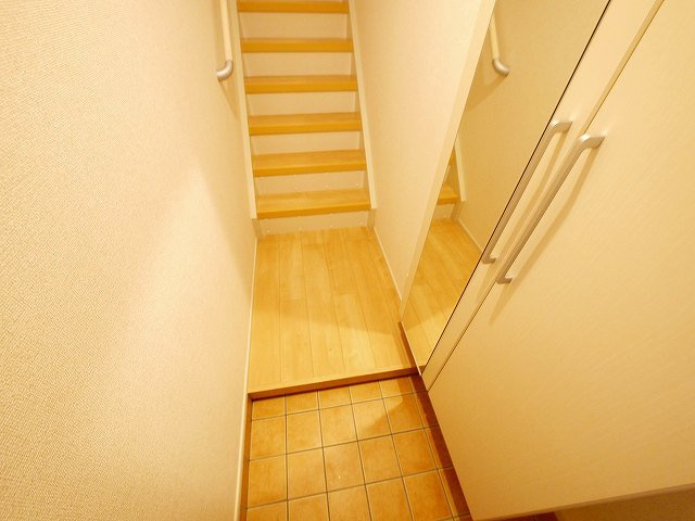 メゾンド・ボヌールの玄関|ゆったりとした玄関です