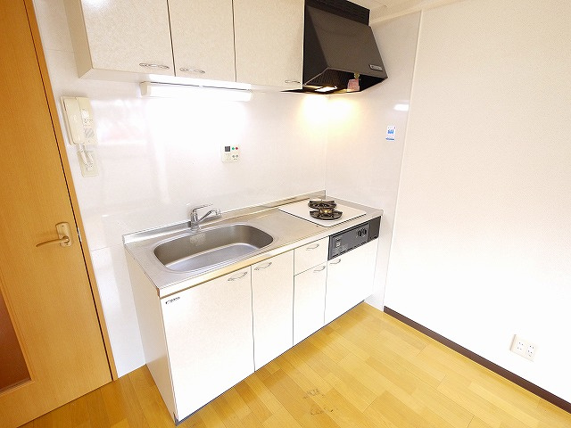 シャトー　デュ　ボヌールのキッチン|お料理しやすいキッチンです