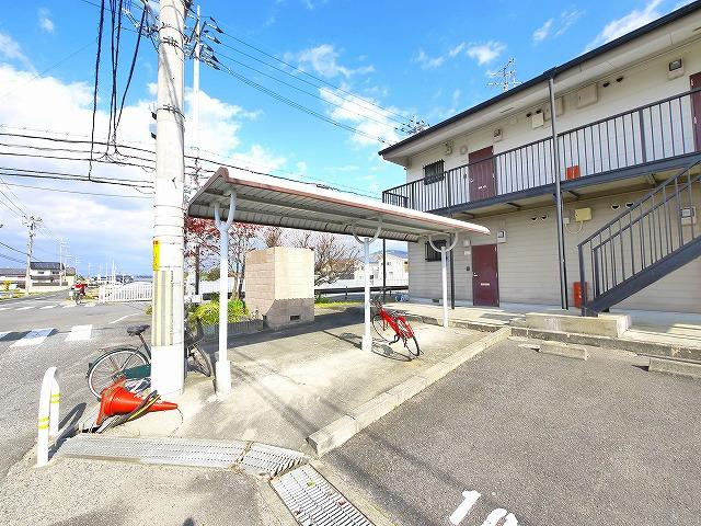 エスポアールＴＨのその他共用部分|自転車置き場です