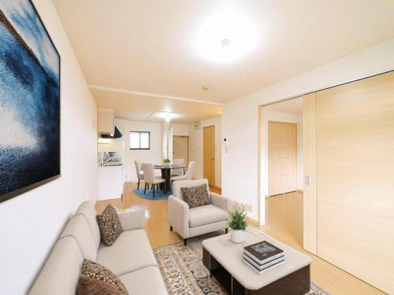 エスポアールＴＨの居間・リビング|CGで家具等を配置したもので家具等は含まれません