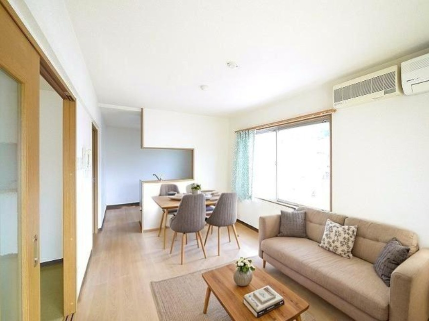 結充Immeuble　A館の居間・リビング|CGで家具等を配置したもので家具等は含まれません