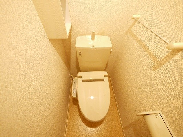 ハッピーハイツのトイレ|トイレもきれいです