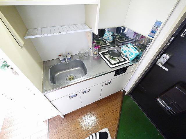 CASA天理のキッチン|ガスコンロが1口有ります