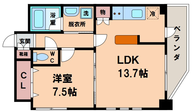 【間取り】 | コーティアス阿倍野