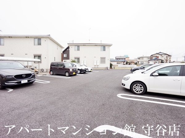 リズィエールⅡの駐車場