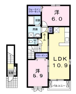 【間取り】 | リズィエールⅡ