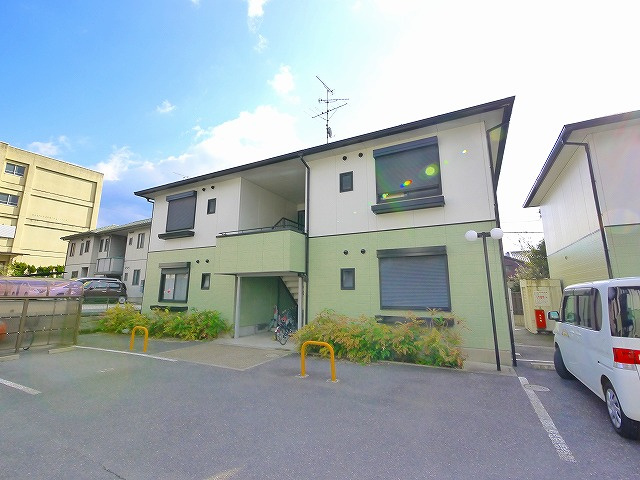 グリーンハウス山ノ口Bの外観|キレイな外観です。