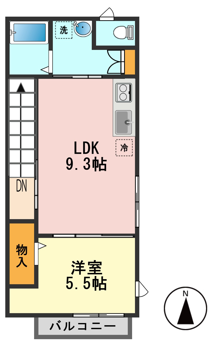 ラシーネ鎌倉の間取り