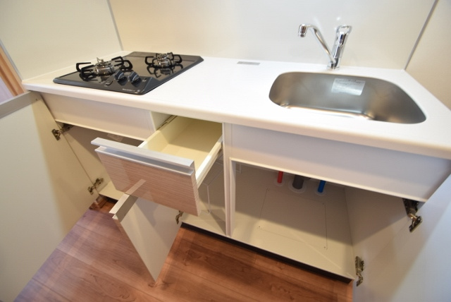 ドゥーエ西船橋のキッチン|嬉しい都市ガスです