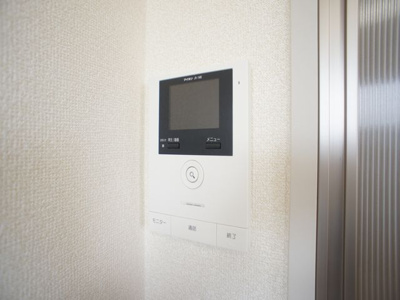 【セキュリティ】 | シャーメゾン睦Ｂ | 訪問者の確認ができるTVドアホン付きです♪