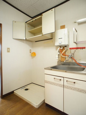 【その他】 | グリーンハイツヒロミ | 洗濯機置き場も室内にあります。