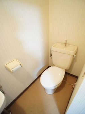 【トイレ】 | グリーンハイツヒロミ | 手洗い場があります。