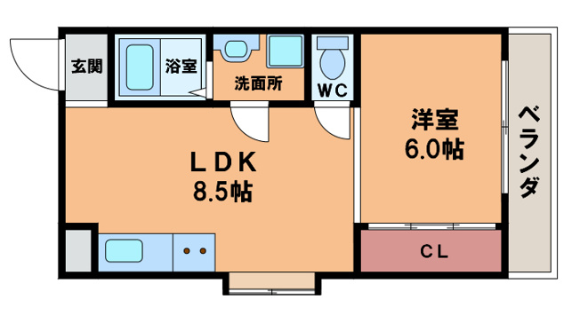 【間取り】 | メゾン南桃園