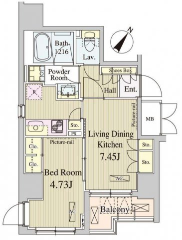 【間取り】 | コートラクリア人形町 | コートラクリア人形町 