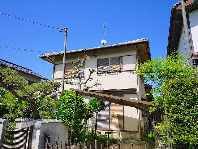 本田一戸建の外観|外はこのようになっています