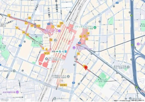 第１中野ビルの地図