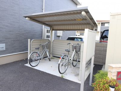 【その他共用部分】 | パークサイドエイシュウⅢ | 駐輪場♪