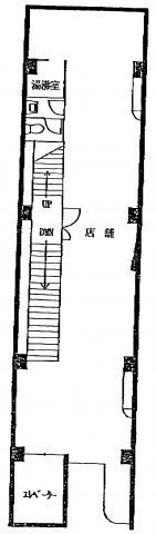 渋谷区渋谷２丁目の店舗一部の間取り