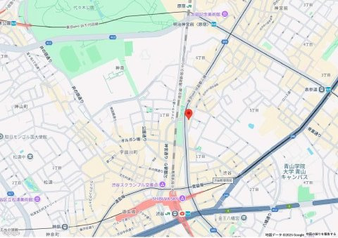 越一ビルの地図