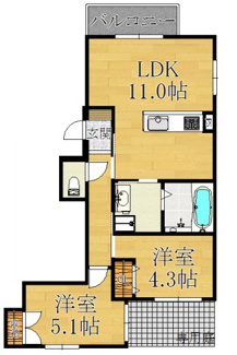 【間取り】 | COPIA　NOBLE