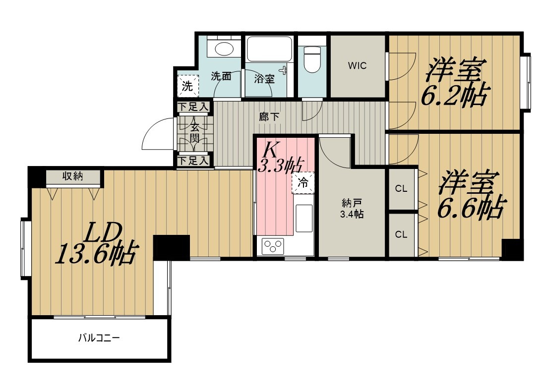 シルバラードの間取り