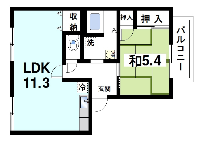 メゾンソワニエＢ棟の間取り|間取り
