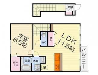 【間取り】 | パルフェ和泉