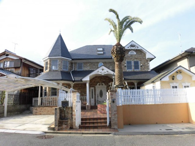 【外観】 | 大津市仰木の里東5丁目3-20 洋風一戸建て | 建物外観、正面から